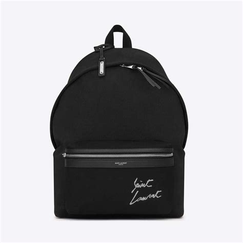 ysl canvas backpack|saint laurent backpack women's.